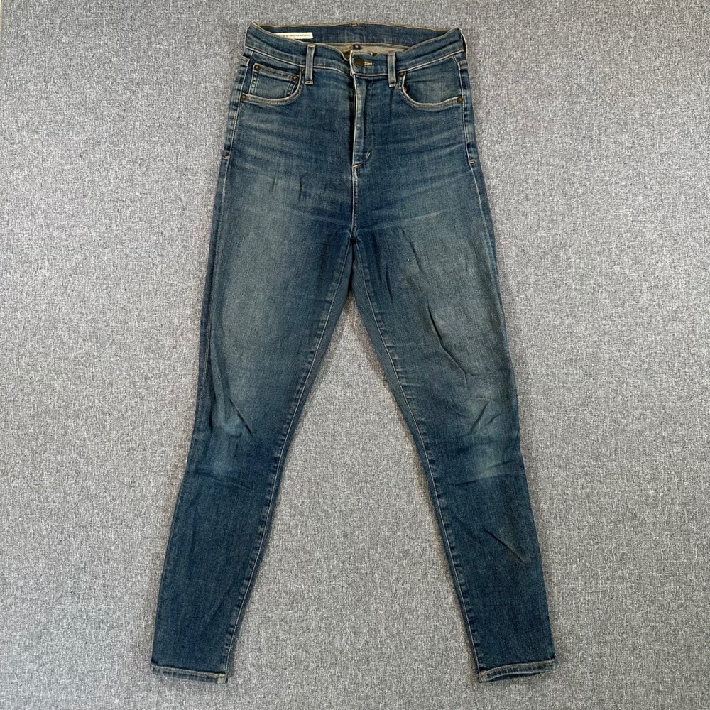 AGOLDE Sophie High Rise Skinny Jeans Size 26 Blue Denim Slim Fit A080-943 USA